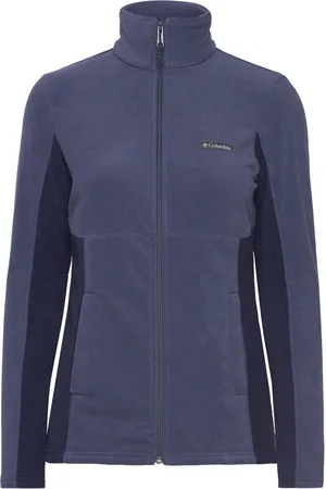 Columbia Basin Trail Iii Full Zip Sport Sweatshirts & Hoodies Fleeces & Midlayers Blue