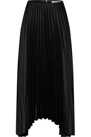 SELECTED Slftina Long Plisse Skirt B Skirts Pleated Skirts Black