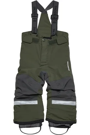 Didriksons Idre Kids Pants 6 Sport Snow-ski Clothing Snow-ski Pants Khaki Green