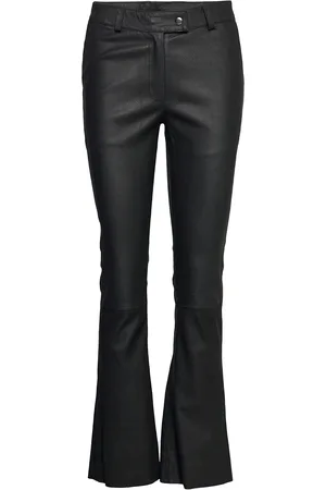 DEPECHE Chino Bottoms Trousers Flared Black