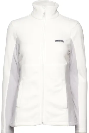Columbia Basin Trail Iii Full Zip Sport Sweatshirts & Hoodies Fleeces & Midlayers White
