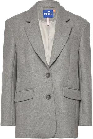 Crās Apollocras Blazer Blazers Single Breasted Blazers Grey