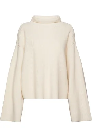 Gestuz Risanegz High Neck Wool Pullover No Tops Knitwear Turtleneck Cream