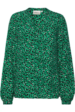 Fabienne Chapot Frida Blouse Tops Blouses Long-sleeved Green