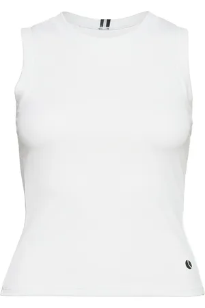 Björn Borg Ace Rib Tank Pocket Sport T-shirts & Tops Sleeveless White