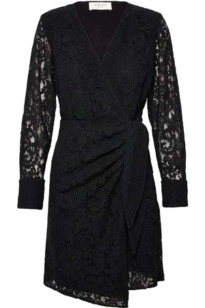 Norr Sylvina Lace Dress Dresses Party Dresses Black