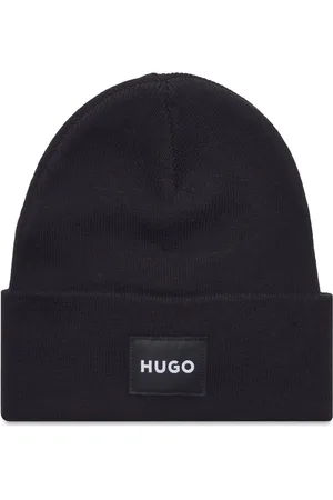 HUGO BOSS Saretta_Hat Accessories Headwear Beanies Black