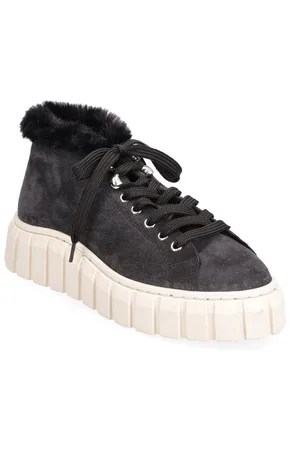 GARMENT PROJECT Balo Sneaker Boot - Black Suede Shoes Sneakers Chunky Sneakers Black