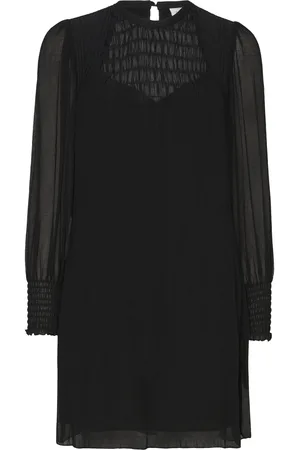Dante 6 D6Mercury Smocked Mini Dress Kort Kjole Black