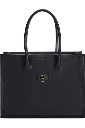 ATP Atelier Montefalci Black Vacchetta Designers Shoppers Black