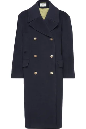 Mads Norgaard Milva Sanny Coat Outerwear Coats Winter Coats Blue