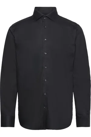 Bruun & Stengade Bs Begovic Modern Fit Shirt Tops Shirts Business Black