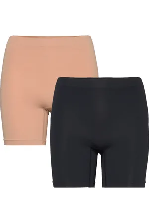 Lindex Brief Seamless Boxer High 2 P Hipsters Undertøj Beige