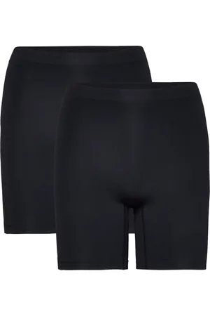 Lindex Brief Seamless Boxer High 2 P Hipsters Undertøj Black