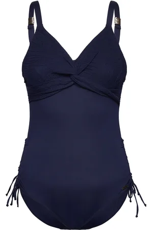 Fantasie Ottawa Uw Twist Front Swimsuit With Adjustable Leg Badedragt Badetøj Blue