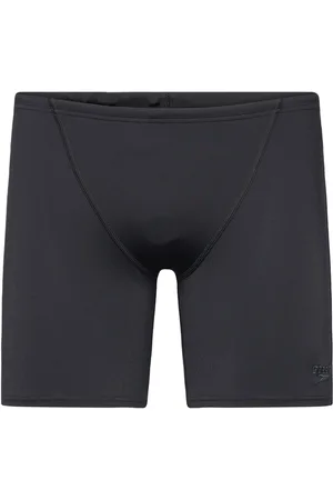 Speedo Mens Endurance + V-Cut Mid Jammer Sport Shorts Black