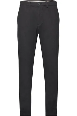 SELECTED Slh175-Slim Miles Brushed Pant W Noos Bottoms Trousers Formal Black