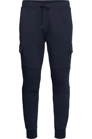 Ralph Lauren Double-Knit Cargo Jogger Pant Bottoms Trousers Cargo Pants Navy