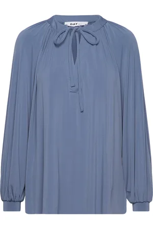 DAY Birger et Mikkelsen Jodie - Day Wish Tops Blouses Long-sleeved Blue