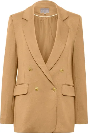 Culture Cueva Classic Blazer Blazers Double Breasted Blazers Yellow