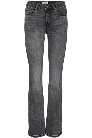 VERO MODA Vmflash Mr Flared Jeans Li213 Ga Noos Bottoms Jeans Flares Grey
