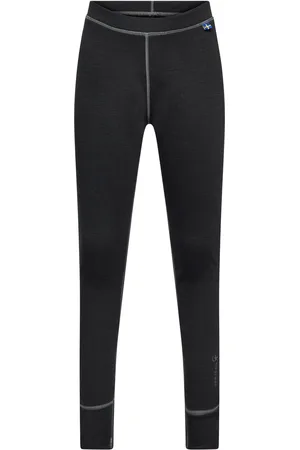 Isbjorn Of Sweden Husky Longjohn Baselayer Kids Sport Base Layers Baselayer Bottoms Black
