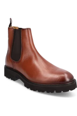 S.T. VALENTIN Lightweight Chelsea Boot - Titanio Grey Støvlet Chelsea Boot Brown