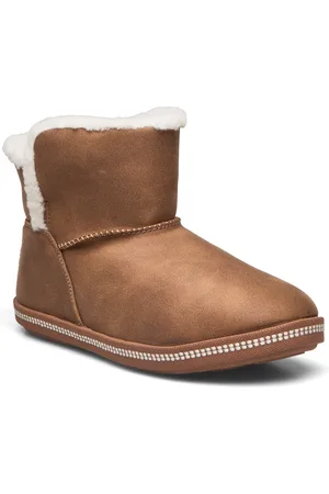 Skechers Womens Cozy Campfire - Song Birds Slippers Hjemmesko Brown