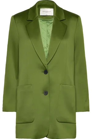 Copenhagen Muse Cmshine-Blazer Blazers Single Breasted Blazers Green