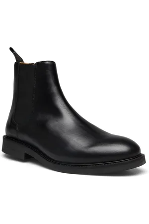 S.T. VALENTIN Classic Chelsea Boot - Pull Up Leather Støvlet Chelsea Boot Black
