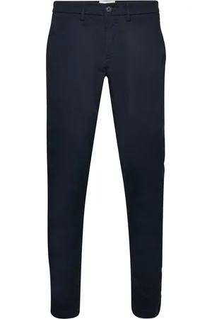 Bruun & Stengade Bs Anton Slim Fit Chinos Bottoms Trousers Chinos Navy