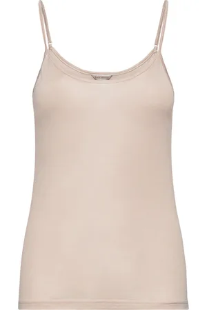 Lady Avenue Silk Jersey - Camisole Top Cream
