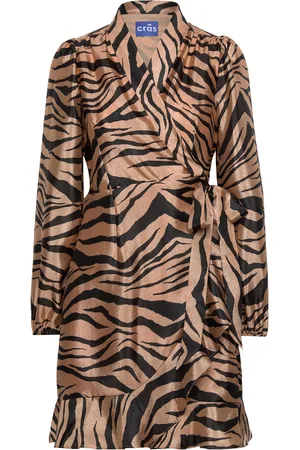 Crās Lindacras Dress Kort Kjole Brown