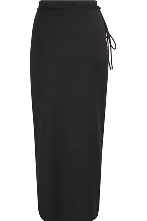Gestuz Filucagz Hw Midi Skirt Knælang Nederdel Black