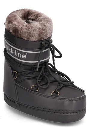 Mikk-Line Snow Boot Vinterstøvler Pull On Black