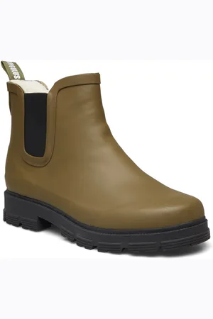 ANGULUS Rain Boots - Low With Elastic Gummistøvler Sko Green