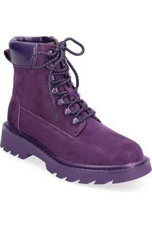 Tamaris Women Boots Shoes Boots Ankle Boots Laced Boots Purple