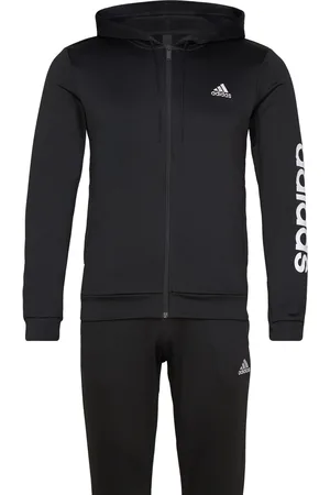 adidas W Linear Ts Tops Sweatshirts & Hoodies Tracksuits - Sets Black
