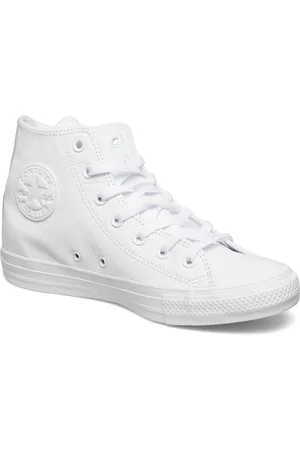 Converse Ctas Hi White Monochrome Sport Sneakers High-top Sneakers White