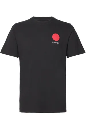 Edwin Japanese Sun T-Shirt - White Designers T-Kortærmet Skjorte Black