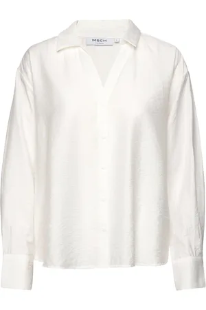 MSCH Mschsemele Shirt Tops Shirts Long-sleeved White