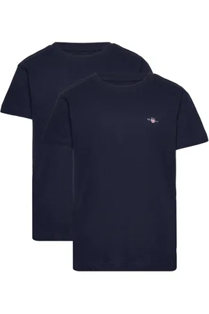 GANT C-Neck T-Shirt 2-Pack Tops T-Kortærmet Skjorte Navy