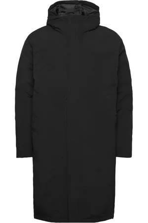Revolution Long Puffer Jacket Parka Jakke Black