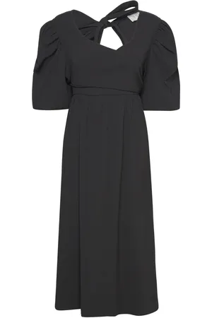Norr Lamara Dress Knælang Kjole Black