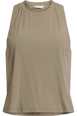 Rethinkit Almue Loose Top Sport T-shirts & Tops Sleeveless Green