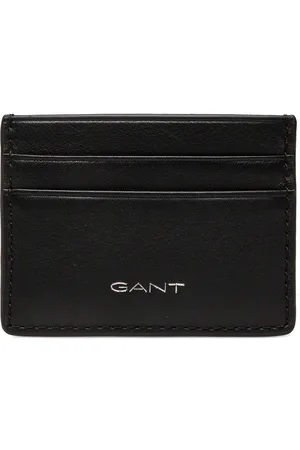 GANT Leather Card Holder Accessories Wallets Cardholder Black