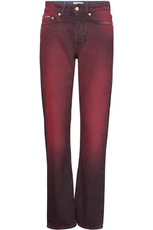 Eytys Orion Lava Bottoms Jeans Straight-regular Red