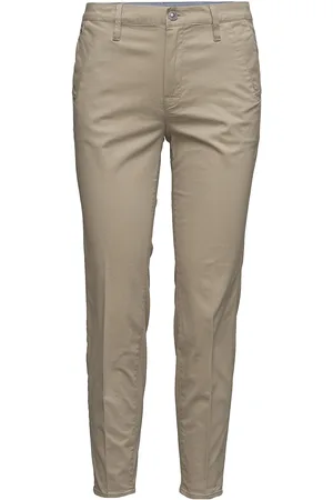 G-Star Bronson Mid Skinny Chino Wmn Bottoms Trousers Chinos Beige