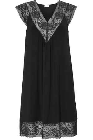 Damella of Sweden Nightdress Victoria Nattøj Black