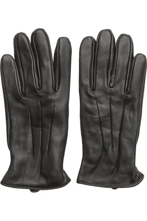 JACK & JONES Jacmontana Leather Gloves Noos Accessories Gloves Finger Gloves Black Jack & J S
